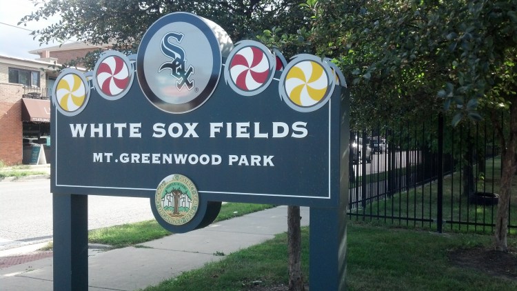 Chicago White Sox fields @ Mt. Greenwood Park on the Southside.